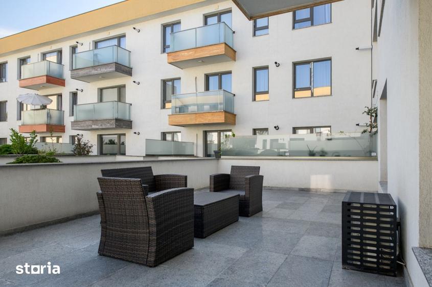 Apartament cu 2 camere, mobilat în Plopilor