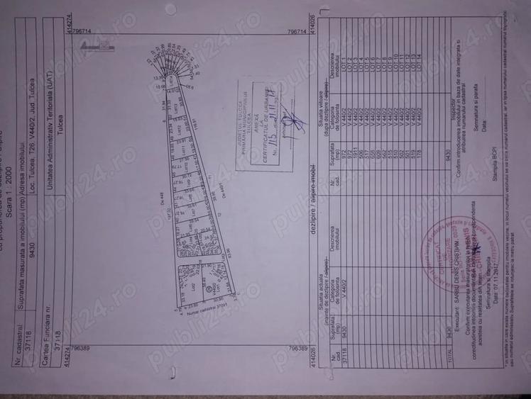 Teren de 1000 mp, în Exterior Vest