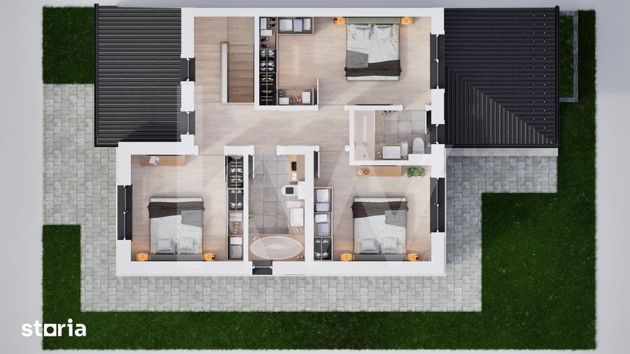 Casa duplex 5 camere in cartier nou ?ura Mica - 10