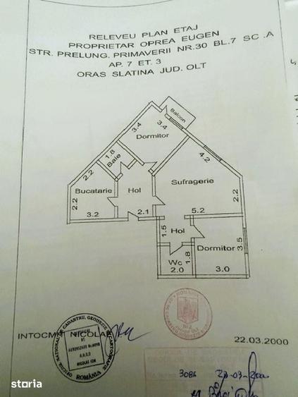 Apartament cu 3 camere în Central