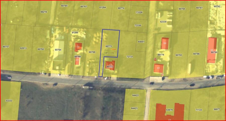 Teren Construcții intravilan de 1000 mp, în Tunari