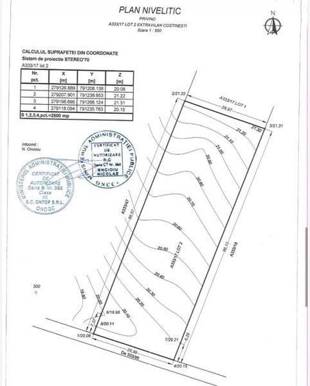 Teren intravilan 2500 mp Costinesti - 2