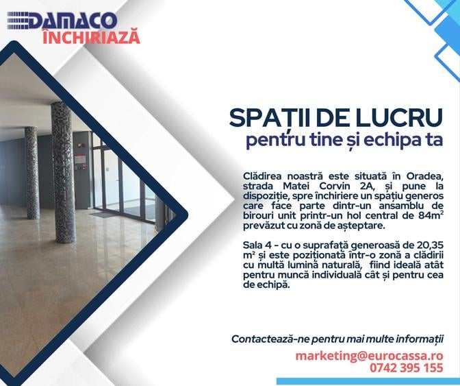 Spațiu comercial, de 20 mp, în Central