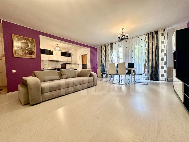Apartament cu 2 camere semidecomandat, mobilat în Zorilor