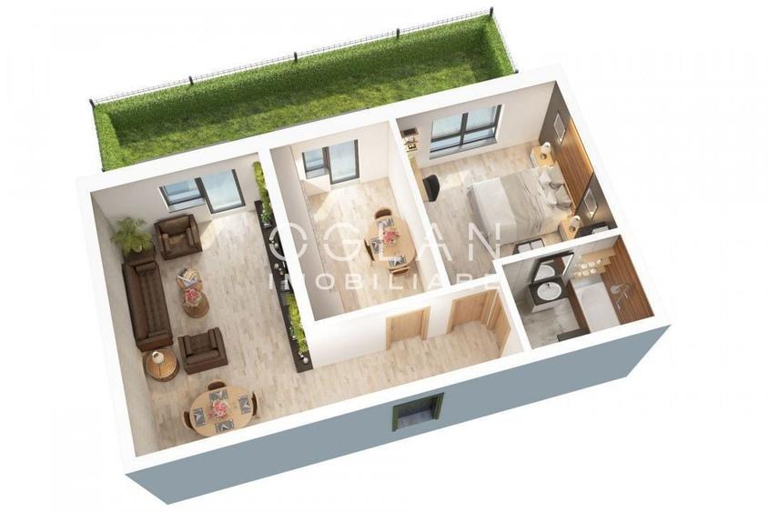 Apartament 2 cam cu gradina 40 mp, Doamna Stanca 0% Comision - 1
