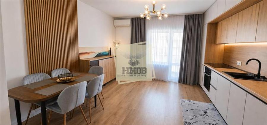 Apartament cu 3 camere decomandat, mobilat în Exterior Sud