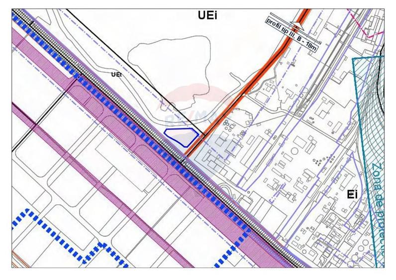 Teren Construcții intravilan de 4416 mp, în Vest