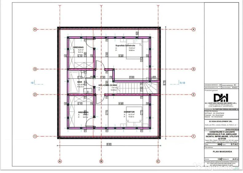 Casa individuala - Tunari - P M - 5 camere - 2 bai - 165mp - Tunari (Bucuresti-Ilfov) - 1