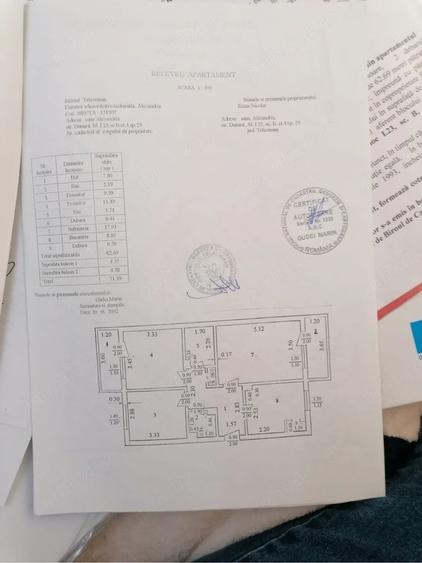Apartament cu 3 camere decomandat, mobilat în Central