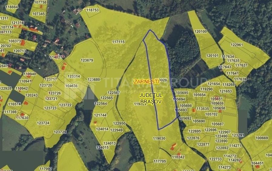 Teren Construcții intravilan de 19495 mp, în Bran