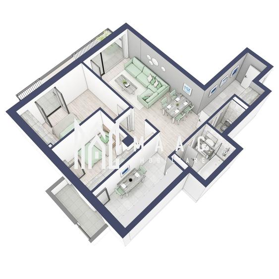 Apartament cu 3 camere în Turnișor