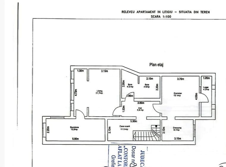 Apartament cu 2 camere decomandat în Terezian