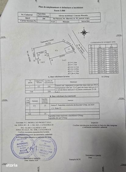 Casă cu 3 camere cu Teren 90 Mp în Moșoaia