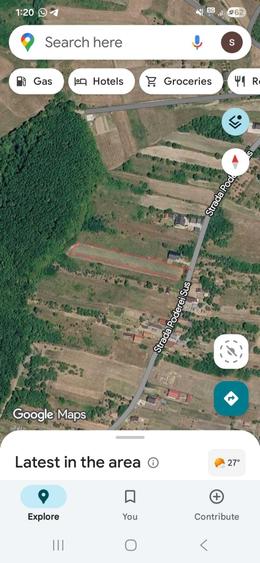 Teren de 4000 mp, în Aghireș