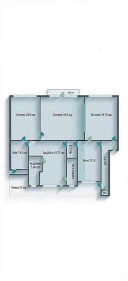 Apartament cu 4 camere în Elisabetin