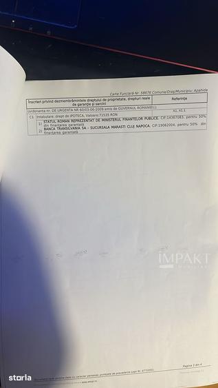 Casă cu 3 camere cu Teren 594 Mp în Apahida