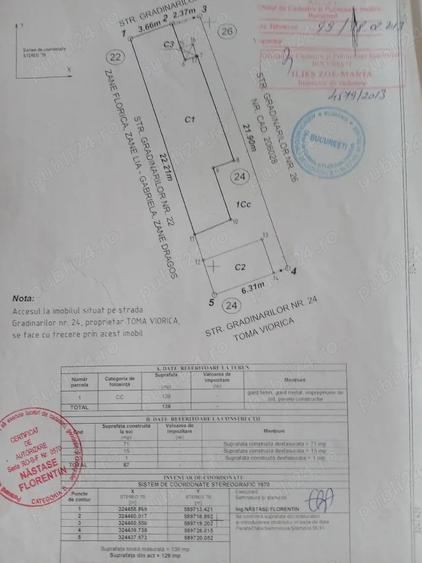 Casă cu 3 camere cu Teren 136 Mp în Mihai Bravu