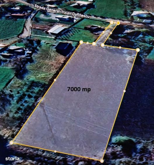 Teren de 7000 mp, în Boroaia