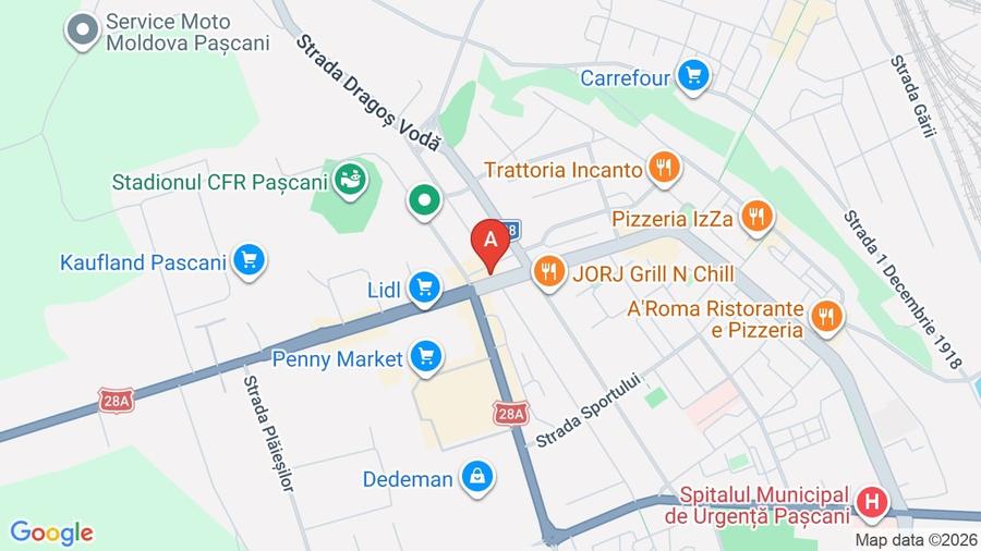 Apartament cu 2 camere decomandat, mobilat în Central