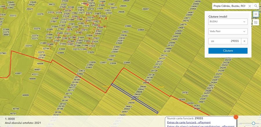Teren agricol extravilan de 26.690000534058 mp, în Poșta Câlnău