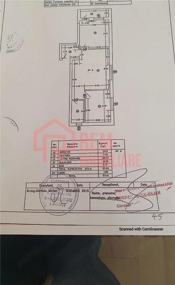 Apartament cu 2 camere decomandat în Fundeni