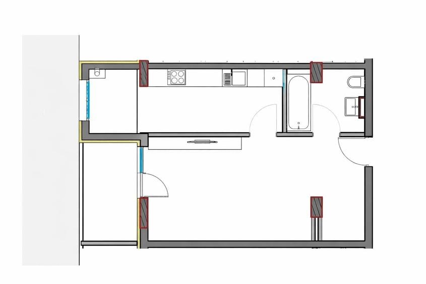 Apartament nou cu 1 camera confort sporit, 44mp, etaj intermediar, in Gheorgheni - 1