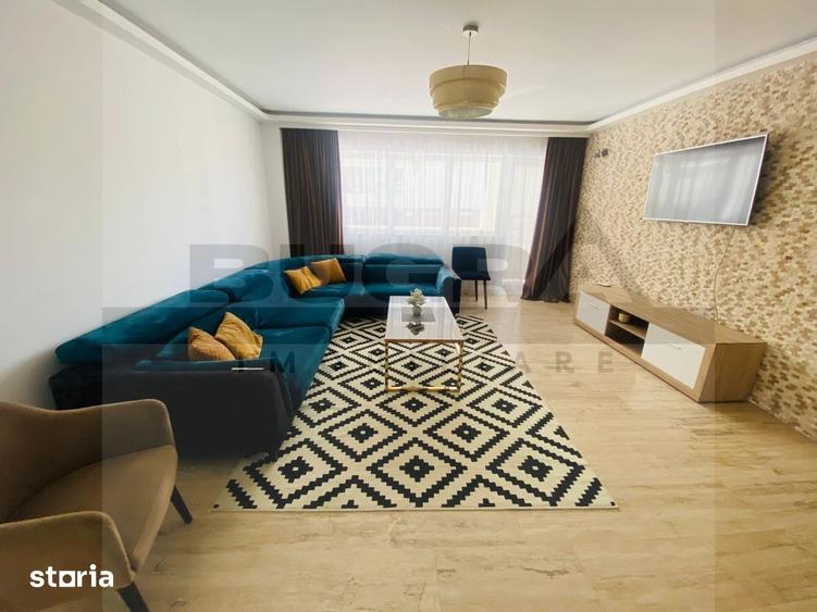 Apartament cu 4 camere, mobilat în Borhanci