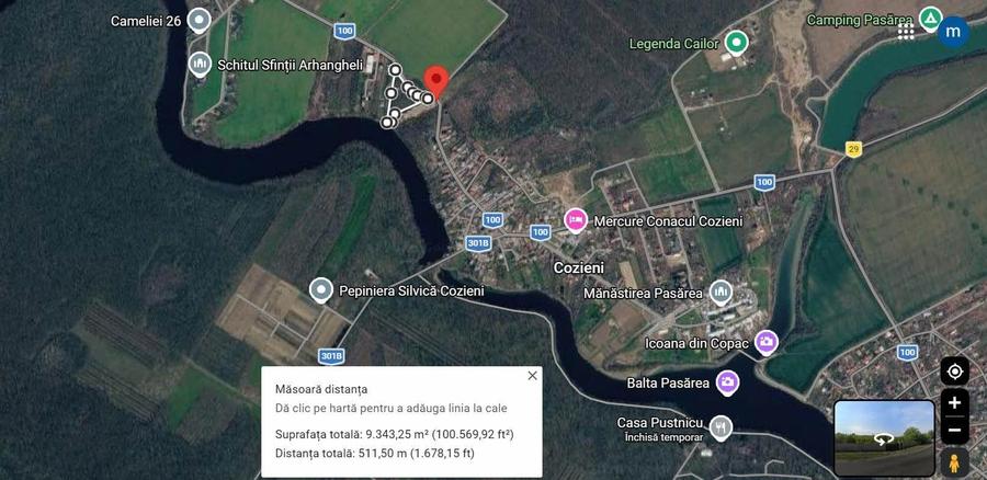 Teren Construcții intravilan de 9300 mp, în Găneasa