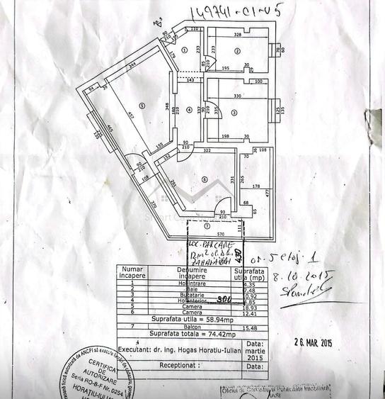 Apartament cu 2 camere decomandat în Filiași