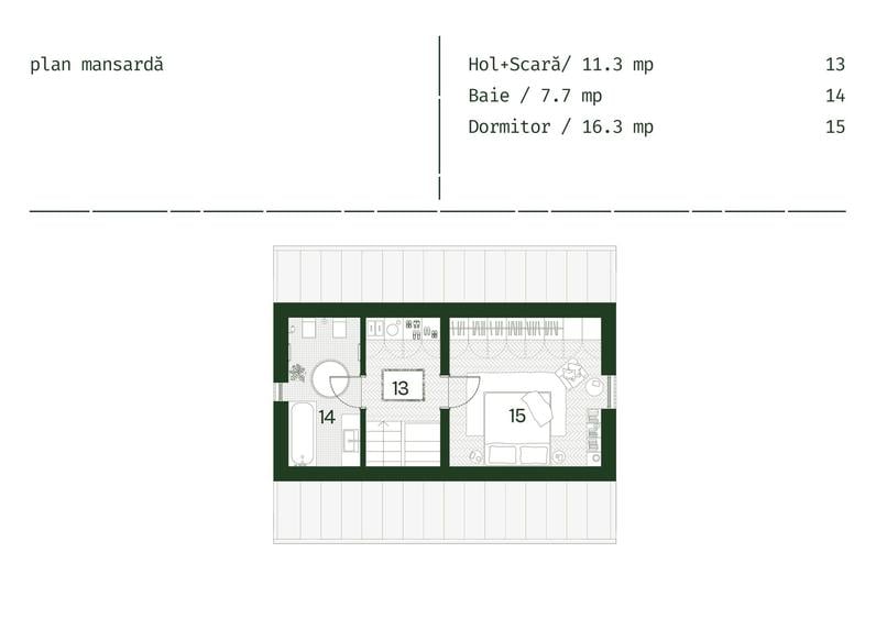 Casa ANDERS 750 e/mp ColinaPark POMPA CALDURA, 2 parcari drum asfaltat - 14