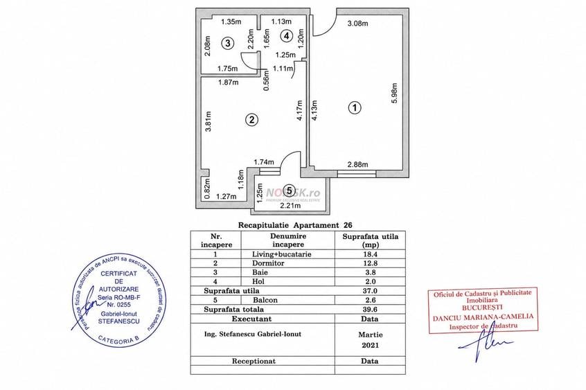 2 Camere | Bloc 2021 | Decomandat | Mobilat & Utilat | Ideal Locuință sau Invest - 8