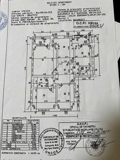 Apartament cu 4 camere decomandat în Nord