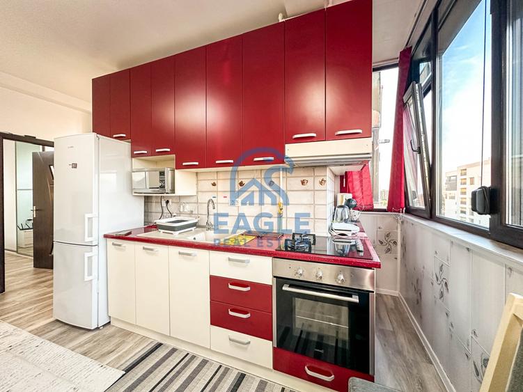 Apartament cu 2 camere nedecomandat, mobilat în Tomis Nord