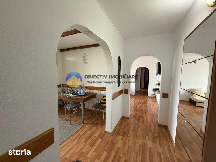 Apartament cu 3 camere semidecomandat în Central