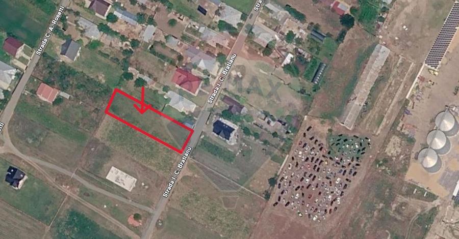 Teren Construcții intravilan de 1400 mp, în Costache Negri
