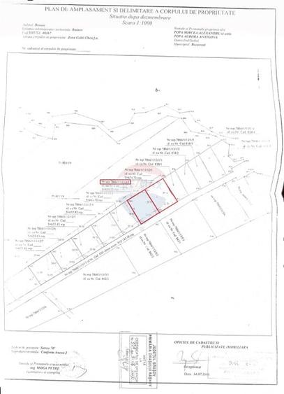 Teren Construcții intravilan de 654 mp, în Cheile Râșnoavei