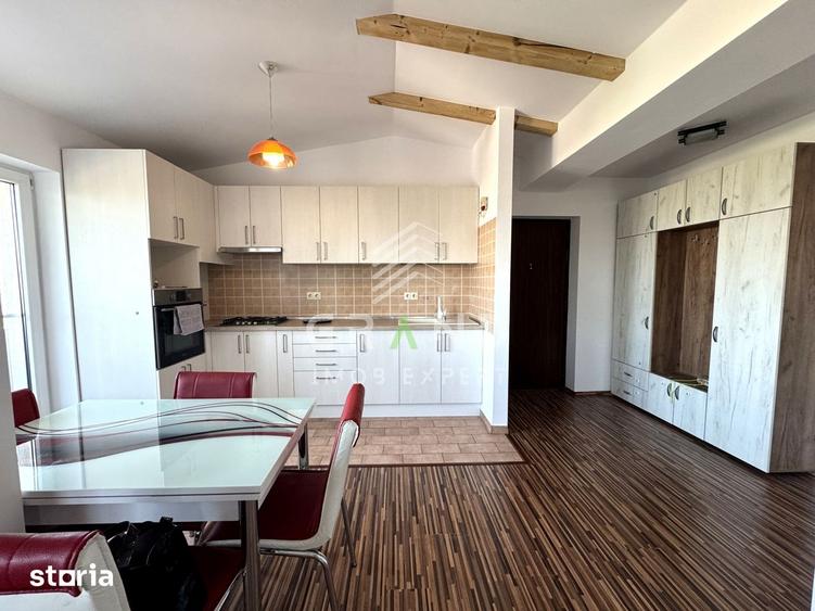 Apartament cu 2 camere semidecomandat, mobilat în Apahida