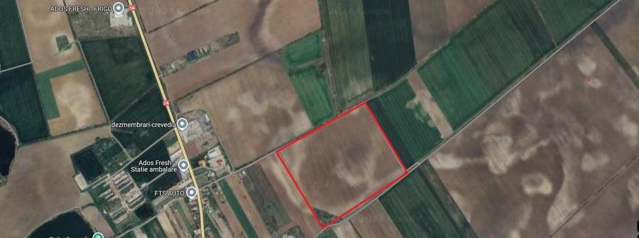 Teren agricol extravilan de 951480 mp, în Crevedia