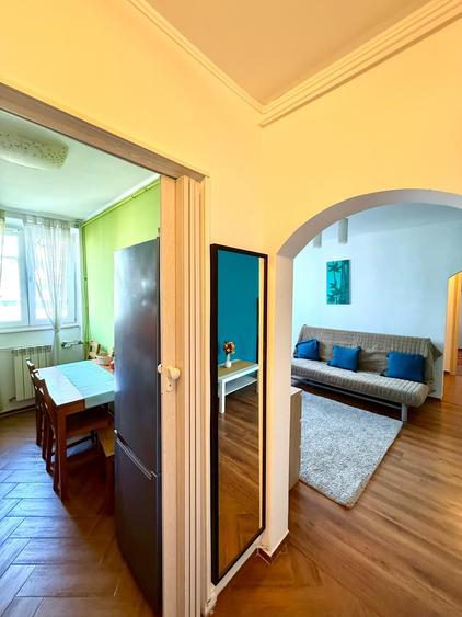 Apartament cu 2 camere semidecomandat în Tineretului