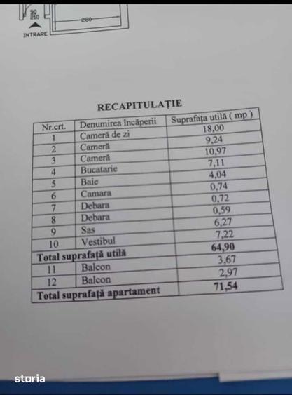 Apartament cu 3 camere decomandat în Militari