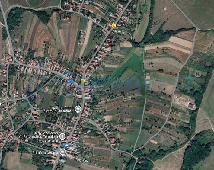 Teren Construcții intravilan de 1216 mp, în Cetariu