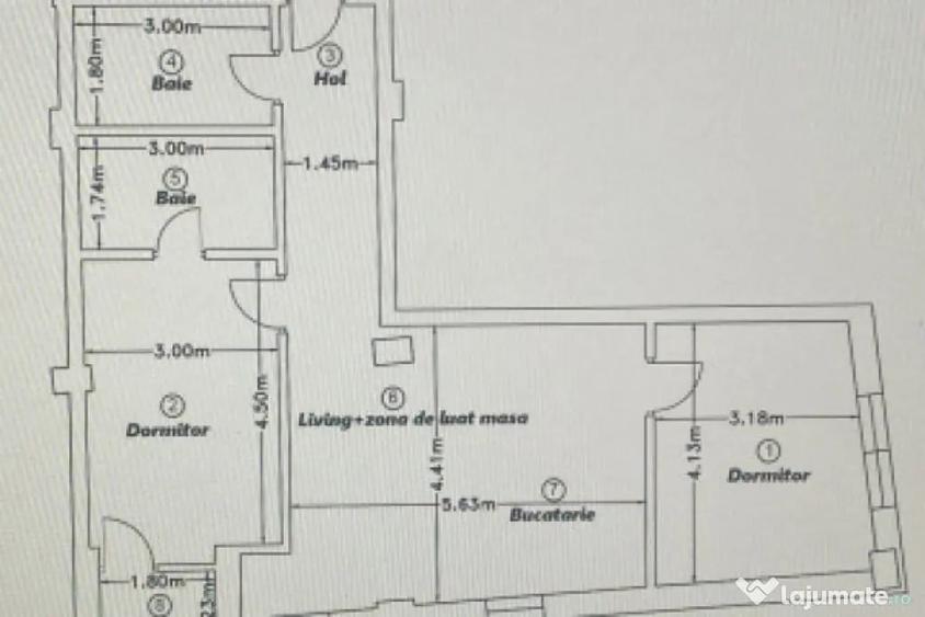 Apartament 3 camere, 69,56mp | Zona Calea Baciului | Cluj | - Cluj-Napoca (Cluj) - 2