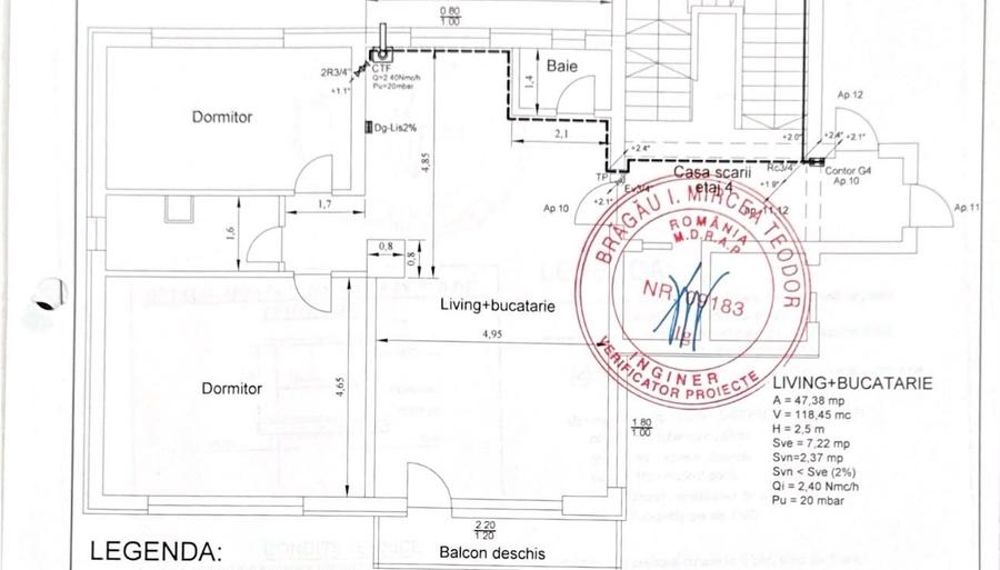 Apartament 3 camere Sara Sea View - balcon cu vedere la mare - 14
