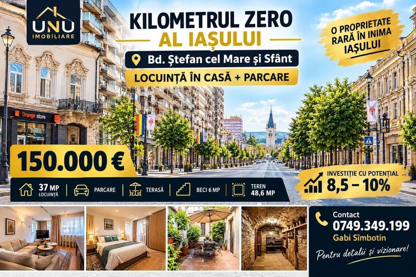 Casă individuală cu 2 camere cu Teren 48 Mp în Centru Civic
