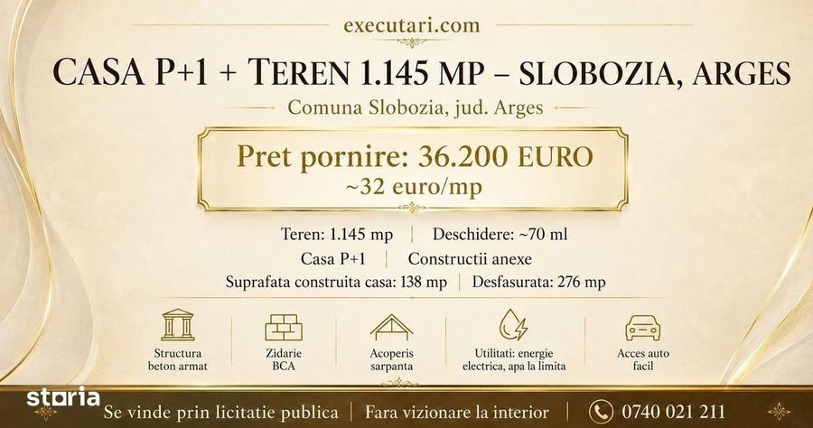 Casă cu 4 camere în Central
