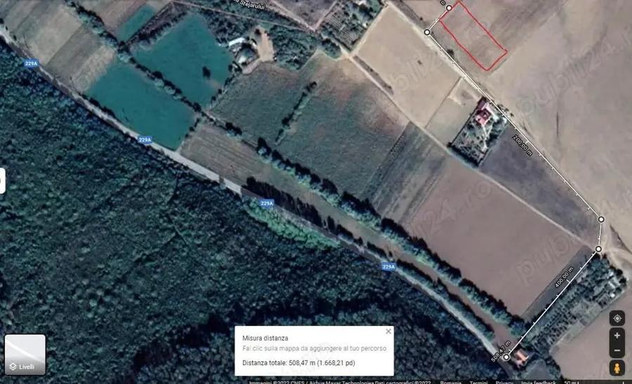 Teren de 1500 mp, în Telița