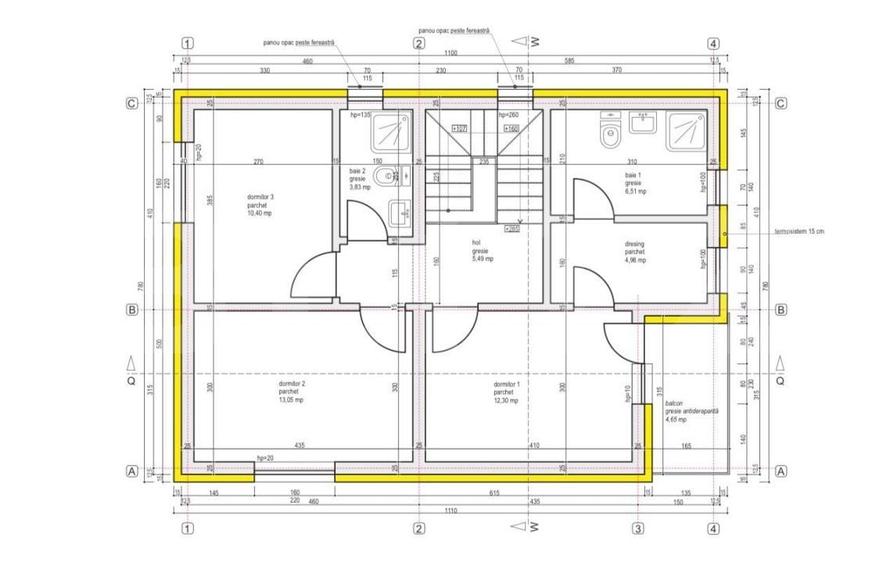 Casă cu 4 camere cu Teren 350 Mp în Central