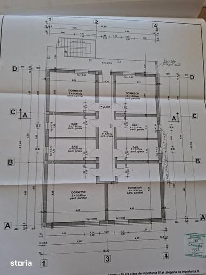 Casă cu 4 camere cu Teren 280 Mp în Central