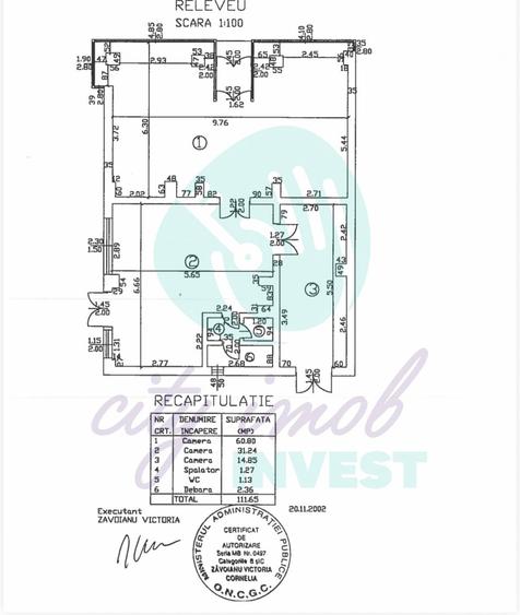 Spațiu comercial, de 112 mp, în Central
