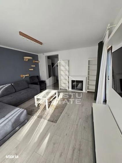 Apartament cu 3 camere, mobilat în Giroc